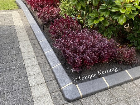 Glazed Kerbing with Brick Effect