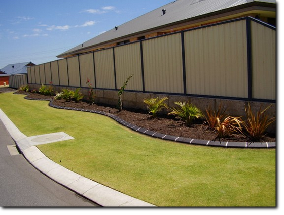 Charcoal Garden Edging, Kerbing near Bibra Lake
