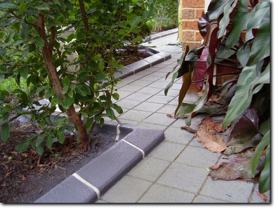 Grey Garden Edging Kerbing near South Guildford 